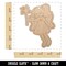 Sweet Fairy with Wand Unfinished Craft Wood Holiday Christmas Tree DIY Pre-Drilled Ornament